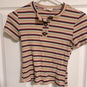 Lush 90’s striped button front NWOT ~ retro